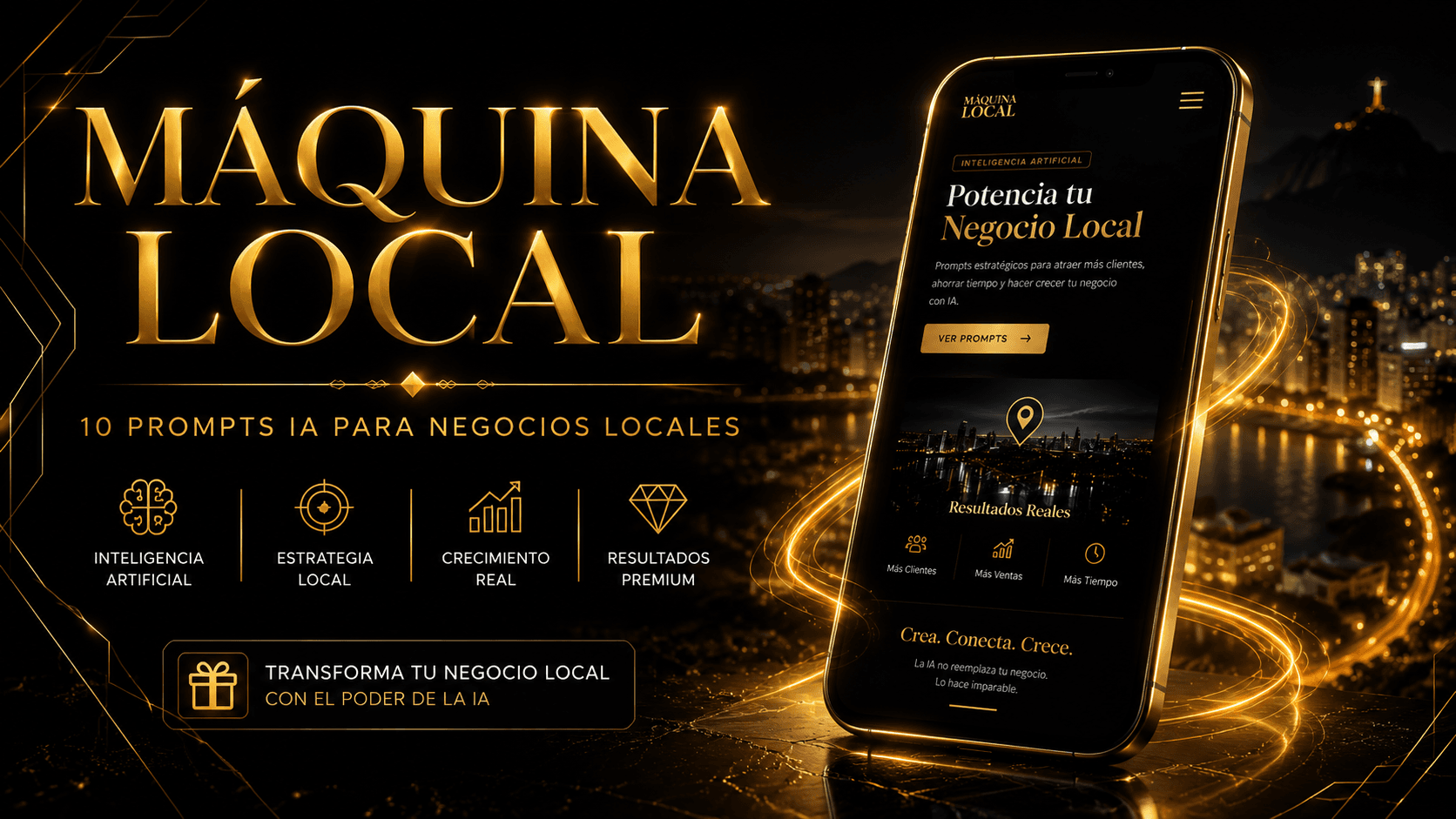 MÁQUINA LOCAL — 10 Prompts IA para Negocios Locales